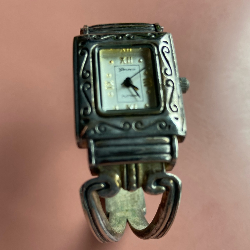 Silver Bangle Watch